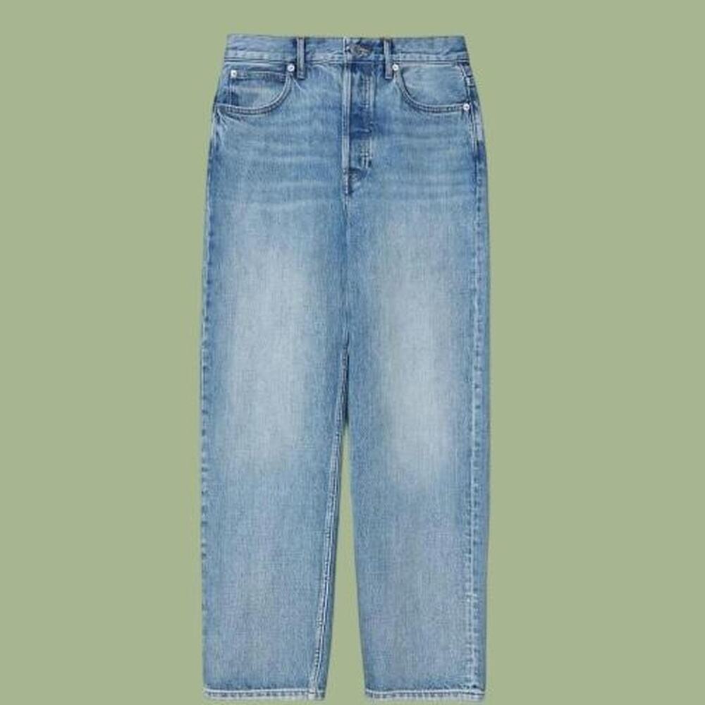 Everlane high waisted blue denim